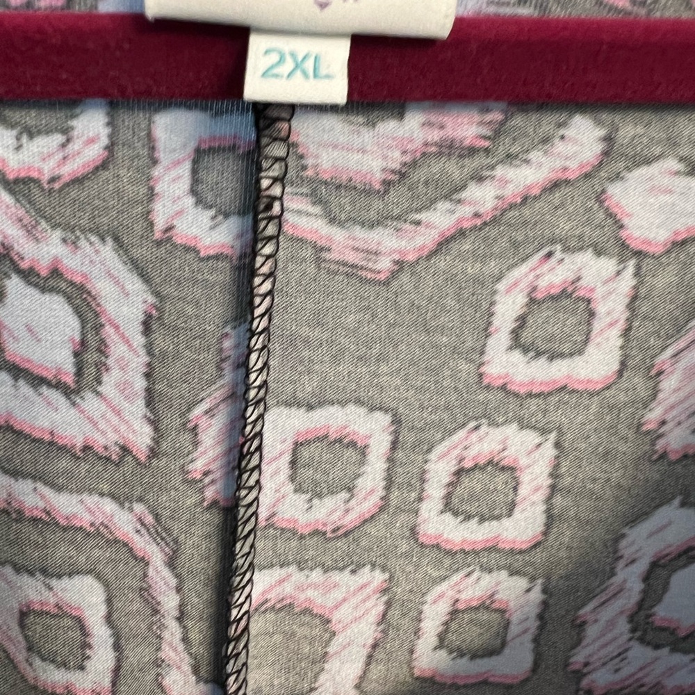 LuLaRoe stretchy geometric column dress maxi - Picture 2 of 3